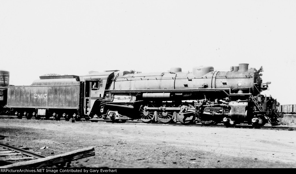 WAB 4-8-2 #2805 - Wabash RR